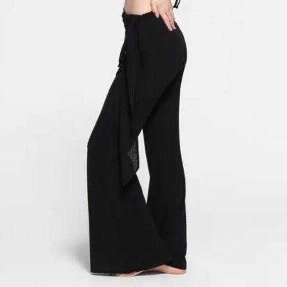 NWT RARE SKIMS Summer Mesh Wrap Pants in Onyx - Picture 2 of 6